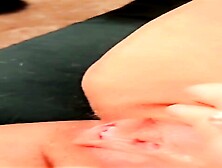 Squirting Behind Step Bro On Couch