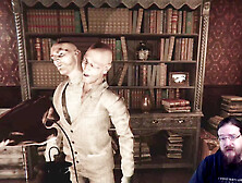 Epic three-way with video game action and adult toys