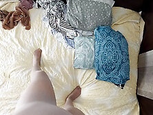 Oral sex with amateur wife,  hairy pussy,  big ass.  Sensual massage of a hot couple with oil on the body.