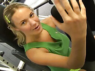 18 year old busty teen training her pussy