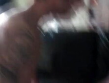 British slut Paige gets fucked on a leathersofa