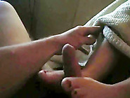 Footjob,  To Handjob Finish!