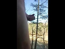 Outdoor Twink Masturbating In The Woods