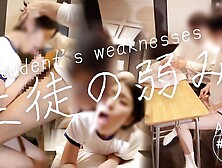 Japanese Cosplay. Blowjob And Creampie In The Classroom.  Training Begins With Dirty Talk. (#252)