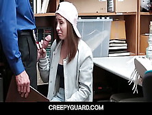 Creepyguard - Hot Youngster Hayden Hennessy Caught Shoplifting