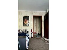 Lady gets caught masturbating