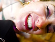 POV Amateur Penis Biting Oral - Using my Teeth to Give a Blow Job on Nikolaz' Large Schlong