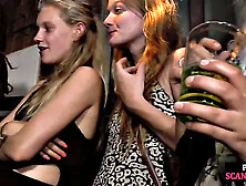 Hardtied babe deepthroating