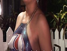 Sexy Wheel of Fortune Game at Fantasy Fest