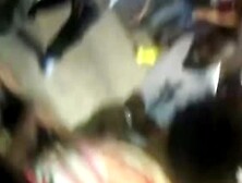 Girls fight with no panties on pussies exposed