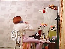 Old Russian Women tries to get the best out of her old Body