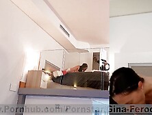 Real sex tape in the hotel offering money for fuck the naughty cleaning lady in POV