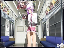 3D Asian Cartoon Subway Schoolgirl Let Her Ass Be Inserted