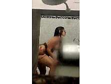 Spy Cam Couple Caught Fucking In The Bathroom