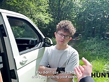 HUNT4K.  Cuck Spook.  Hawt sex with Era Queen & Charlie Dean