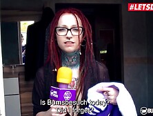 BumsBesuch - Jezzicat Inked German Alternative Cutie Hardcore Sex In The Shower - LETSDOEIT