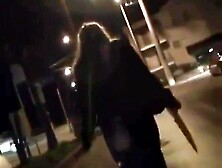 Blond groped in Bus