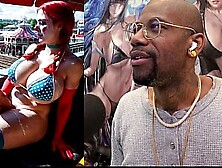 Large Breast Transgender Weenie Beauty Cums All Over Whilst Getting Deepthroated,  Transgender Clown With A Thicc Wet Cummy Dick,