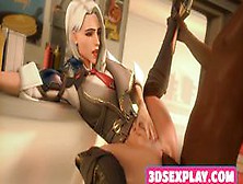 Slutty 3D Ashe With Perfect Pussy Gets Rough Fucks