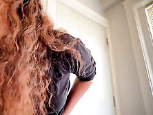 Michelle Makes Daddy's Request,  Fingers in Her Ass and Licking Fingers.