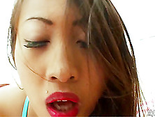 Sharon Lee and Mira Sunset are two sweet little whores, a hot Latina