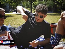 Two Hot Assed Teens Celebrate Independence Day With Step Dad Swap - 4th Of July Porn
