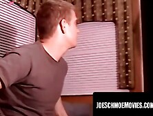 Amateur straightie jerks dick solo till cumming pride