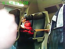 Perverted Masturbation On Train