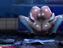 Mary Jane gets banged by futanari silver sable in the shed.