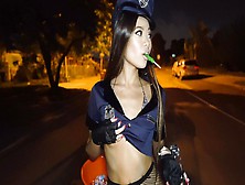 Vina Sky Trick Or Treats For Dick On Halloween - Yngr