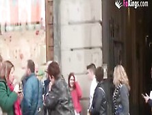 Picking up young tourists in the Madrid streets!