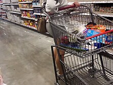 Nice Ass on Blonde at Grocery Store