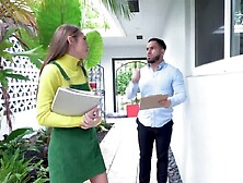 Dirty cougar gets fingered and fucked on the kitchen floor