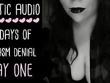 Control & Denial Asmr Audio Series - Day 1 Of 5 (audio Only Joi Femdom Lady Aurality)