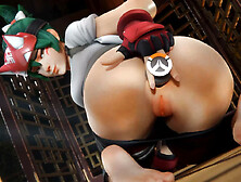 Robaatoo Curvy Latina Plays with Anal Plug and Enjoys Passionate Doggy-style Sex