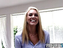 PropertySex - Tricking gorgeous real estate agent into homemade sex video