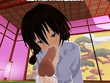 3D ANIME Creamed on Strawberry Blonde Gf all over Face