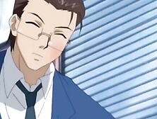 Hentai shows boss sucking big tits of that secretary while fucking her