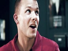 Asian college professor is banged by one of her pupils in a classroom