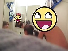 Fucking my enchanting darksome brown sweetheart on POV video scene at home