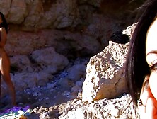 Spent his sunny day at the beach dicking down the divine