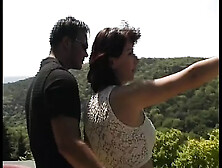 Astonishing brunette German whore assfucked before a cumshot