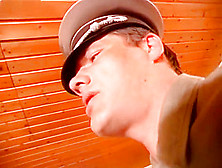 Beautiful household pet in training