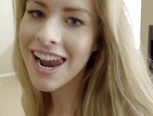 Lilly Ford polishes a big cock and rides it like a cowgirl