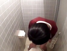 Cute Japanese Wetting In Toilet Prank