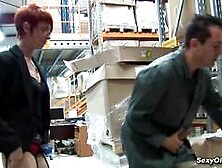 Mature business woman Katy Morlait anal fucked by big dick at two different places