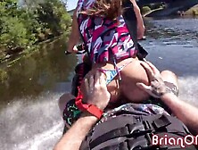 Hot Lalin girl Essie Gets Banged on top of Jet-Ski by Brian O'Mally