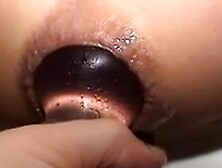 Latexangel 41 - Huge Glass Plug In Ass,  Anal Destruction