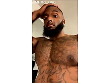 Black Bodybuilder Shows Off