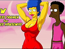 Married Housewife Cheats on Her Hubby with a New Fitness Trainer who has a Giant African Wang